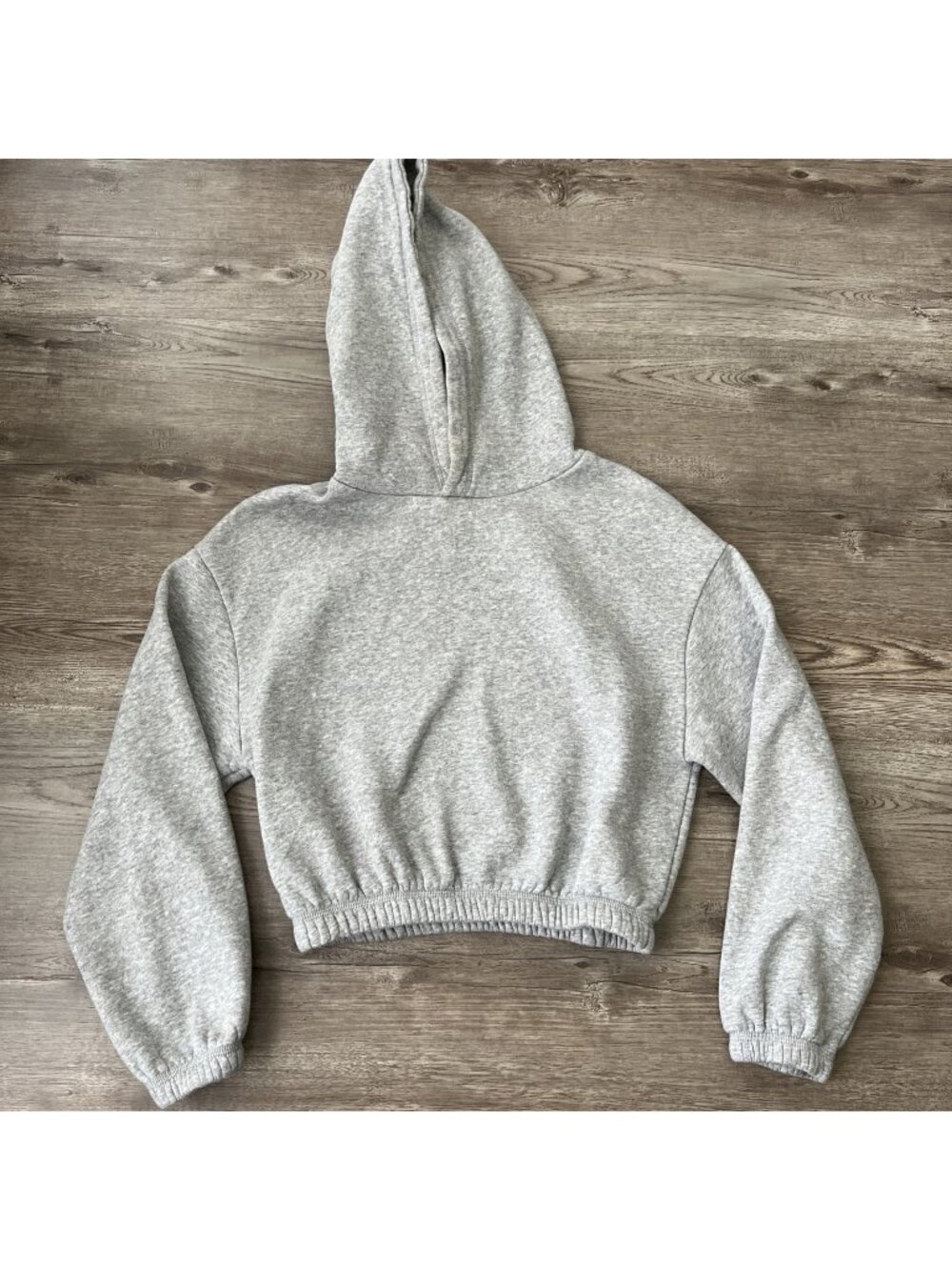 Zara‎ Cropped Fleece Hoodie Womens Small